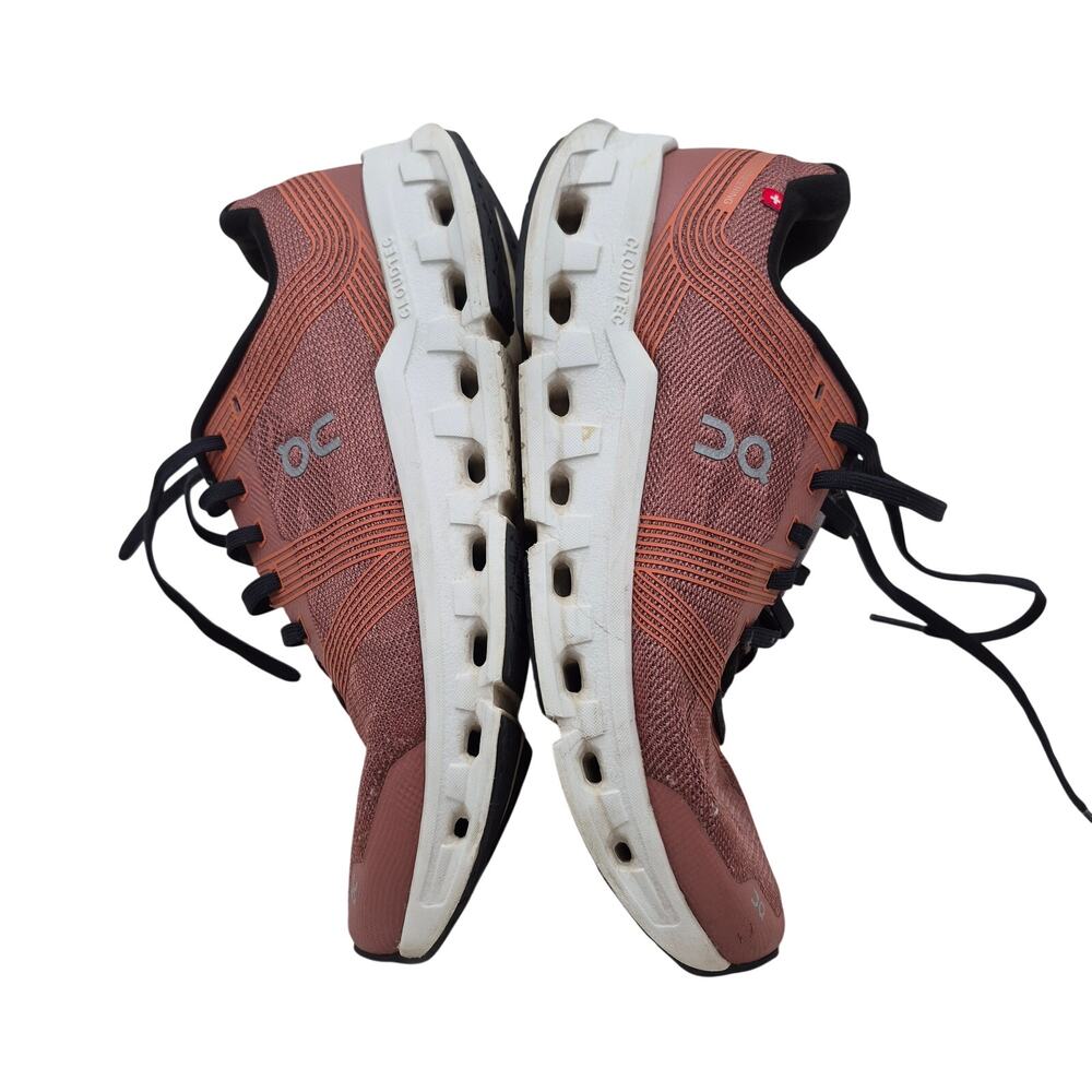 On Running Cloudgo athletic sneaker shoe mahogany and ivory Women size 9.5